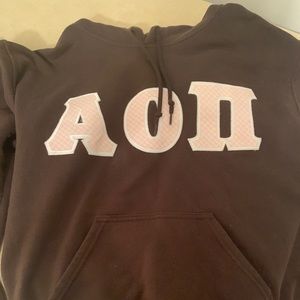 AOII Block Letter Sweatshirt